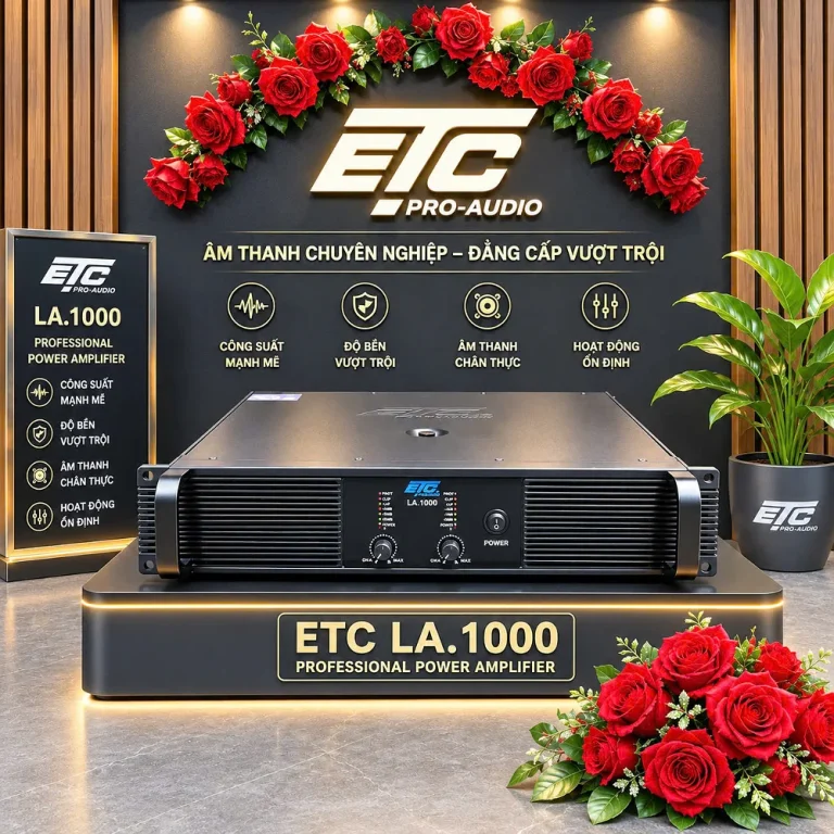 ETC LA.1000 – Cục đẩy công suất chuyên nghiệp