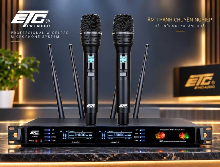 ETC M-800 S – Hệ thống micro không dây chuyên nghiệp